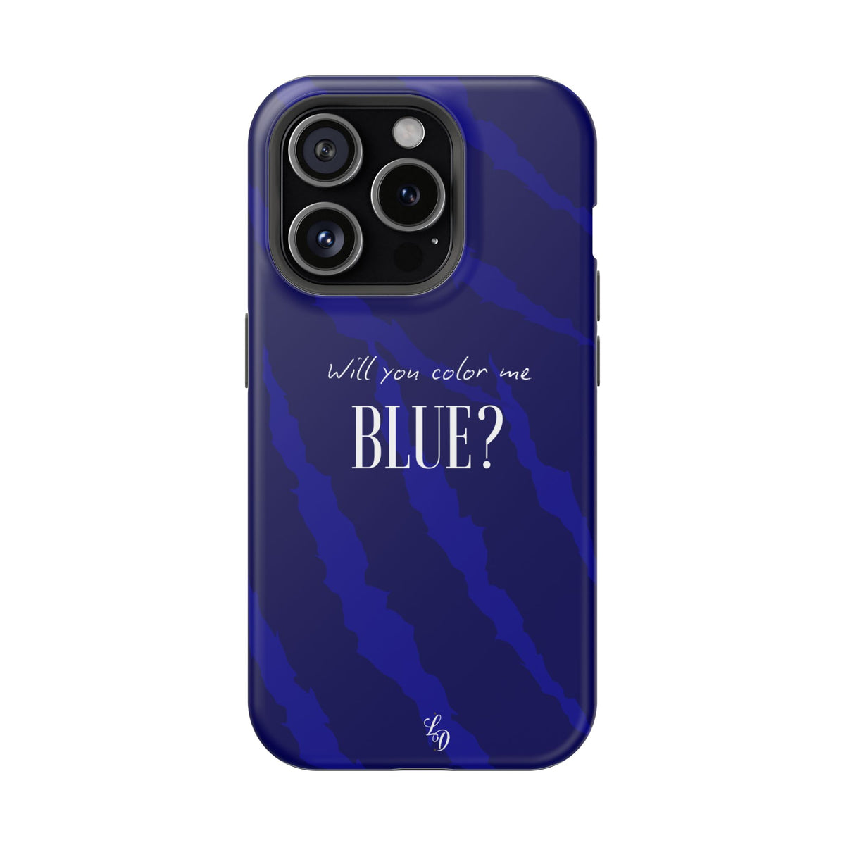 (blue)  Magnetic Impact-Resistant Phone Case