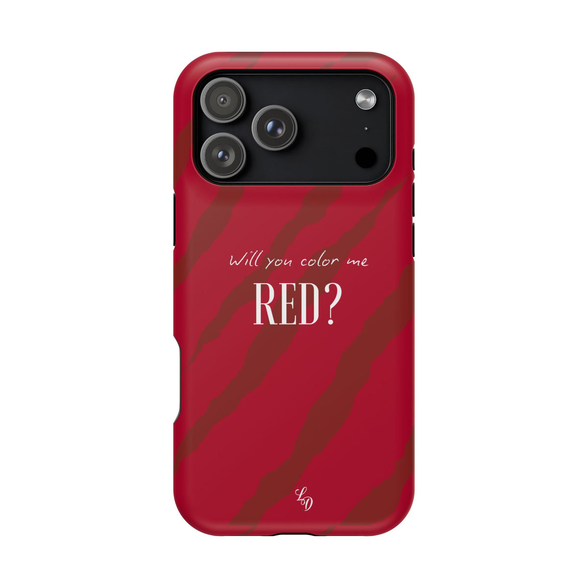 (red) Magnetic Impact-Resistant Phone Case