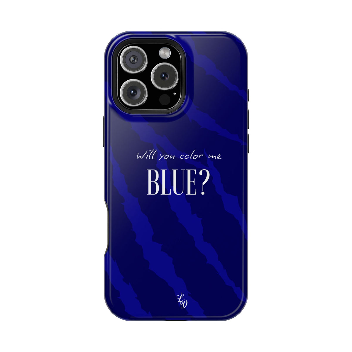 (blue)  Magnetic Impact-Resistant Phone Case