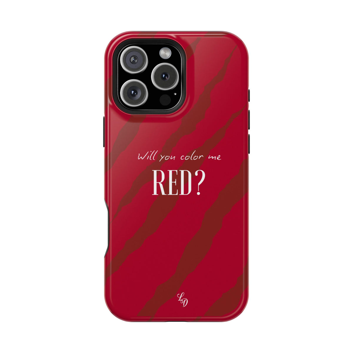 (red) Magnetic Impact-Resistant Phone Case