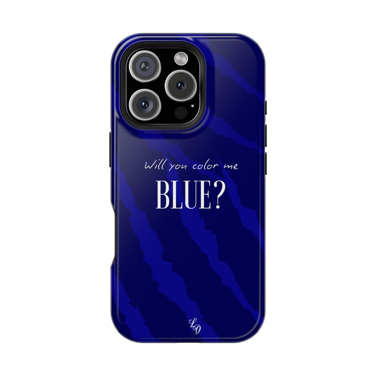 (blue)  Magnetic Impact-Resistant Phone Case