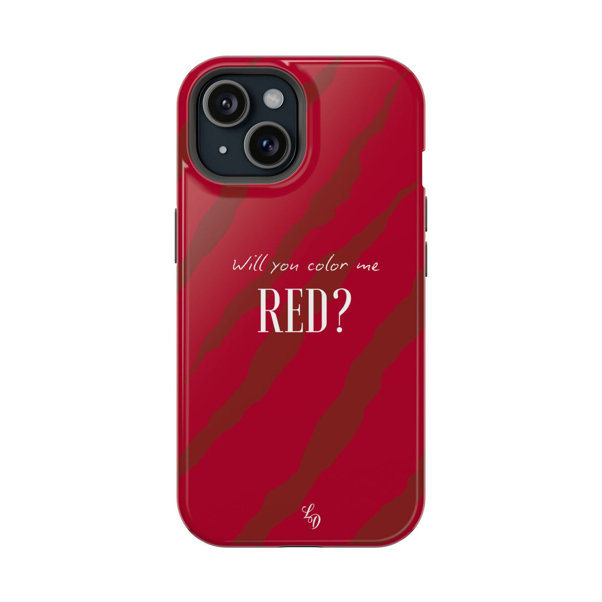 (red) Magnetic Impact-Resistant Phone Case