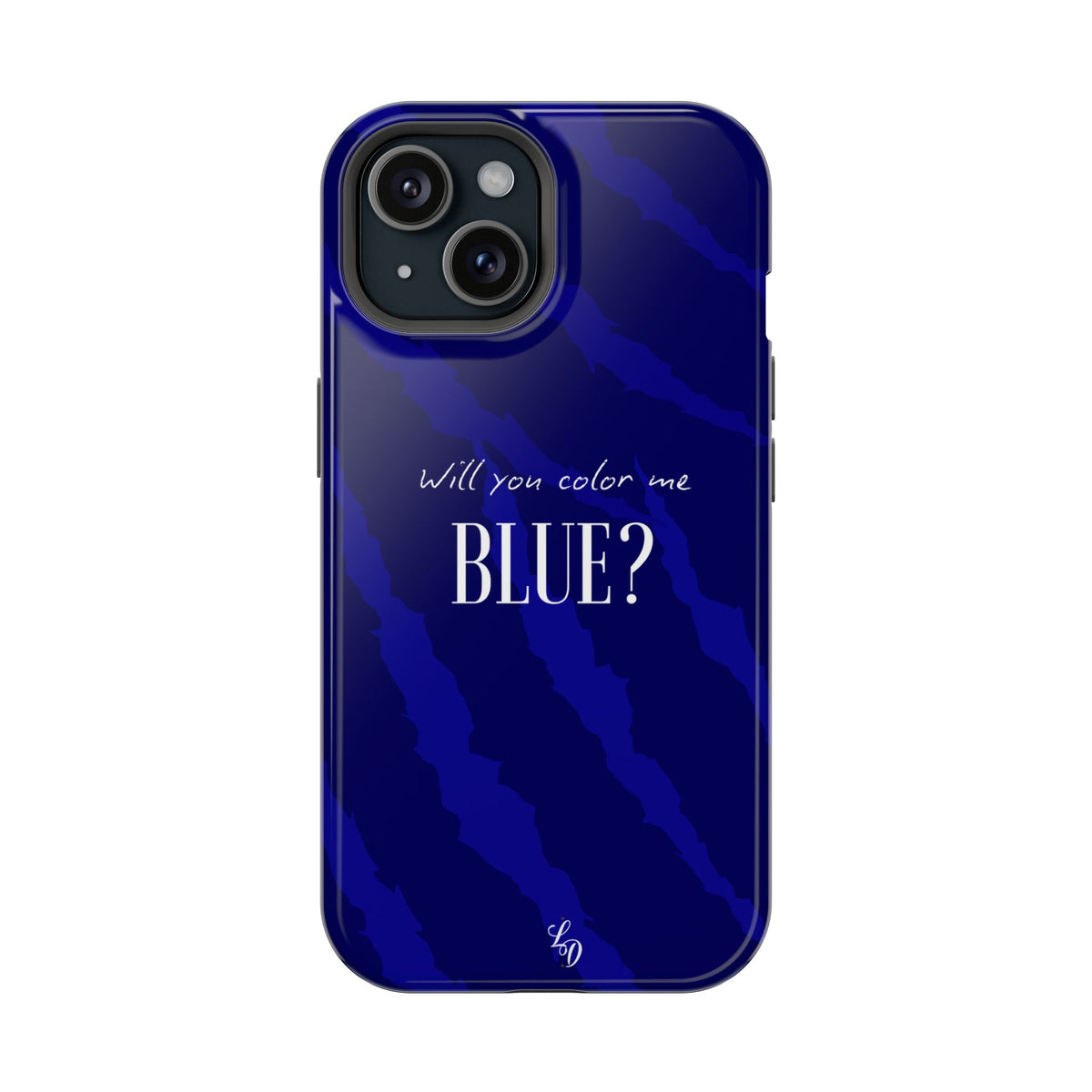 (blue)  Magnetic Impact-Resistant Phone Case