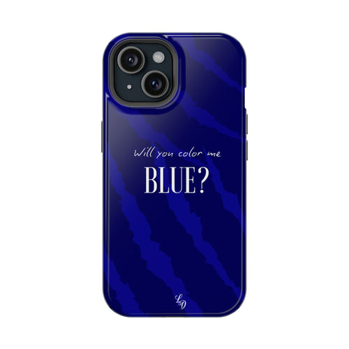 (blue)  Magnetic Impact-Resistant Phone Case