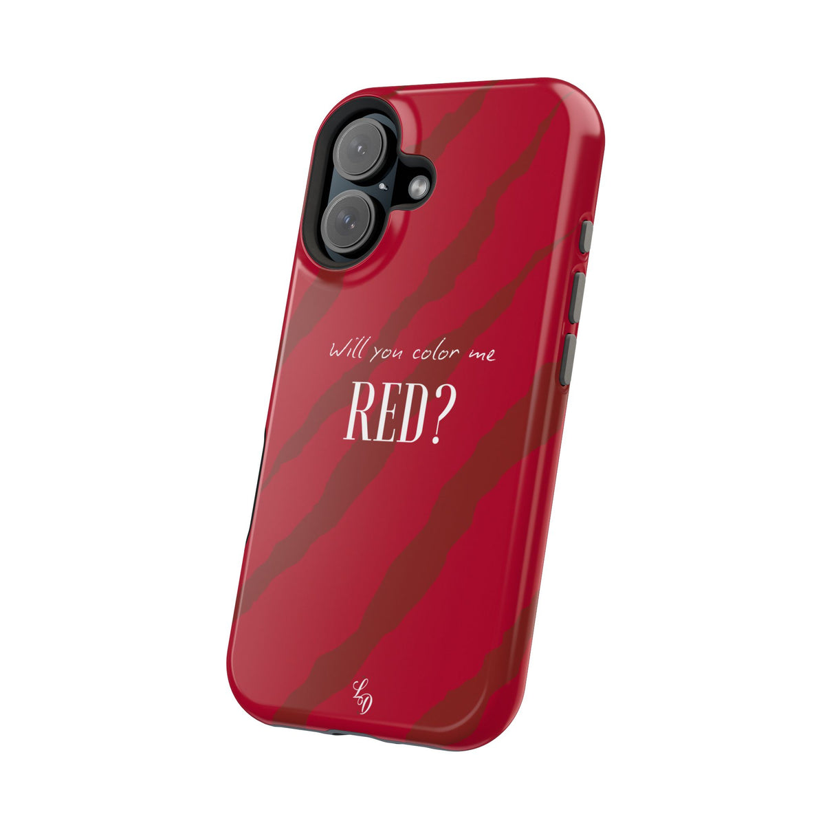 (red) Magnetic Impact-Resistant Phone Case