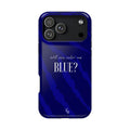 (blue)  Magnetic Impact-Resistant Phone Case