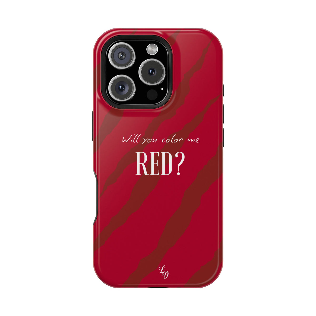 (red) Magnetic Impact-Resistant Phone Case