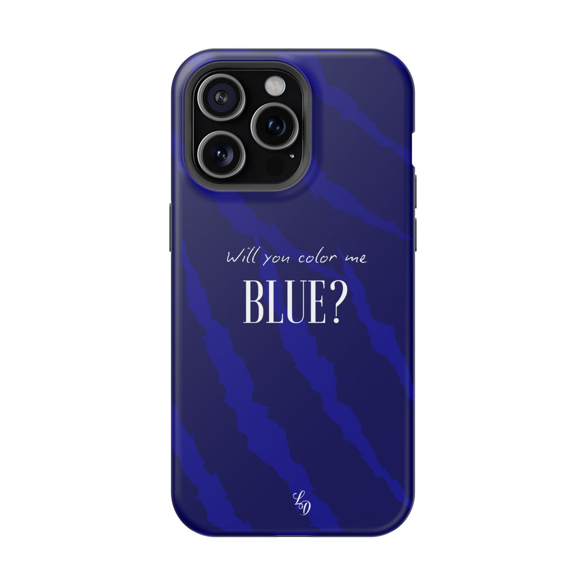 (blue)  Magnetic Impact-Resistant Phone Case