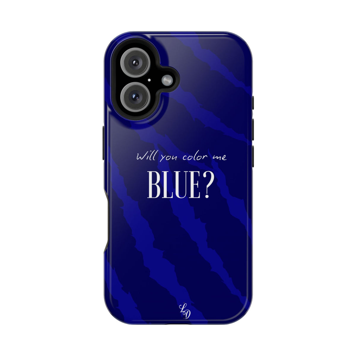 (blue)  Magnetic Impact-Resistant Phone Case