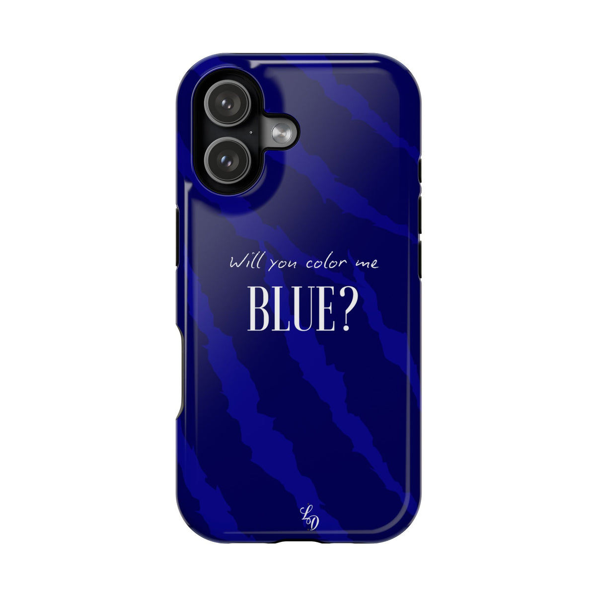(blue)  Magnetic Impact-Resistant Phone Case