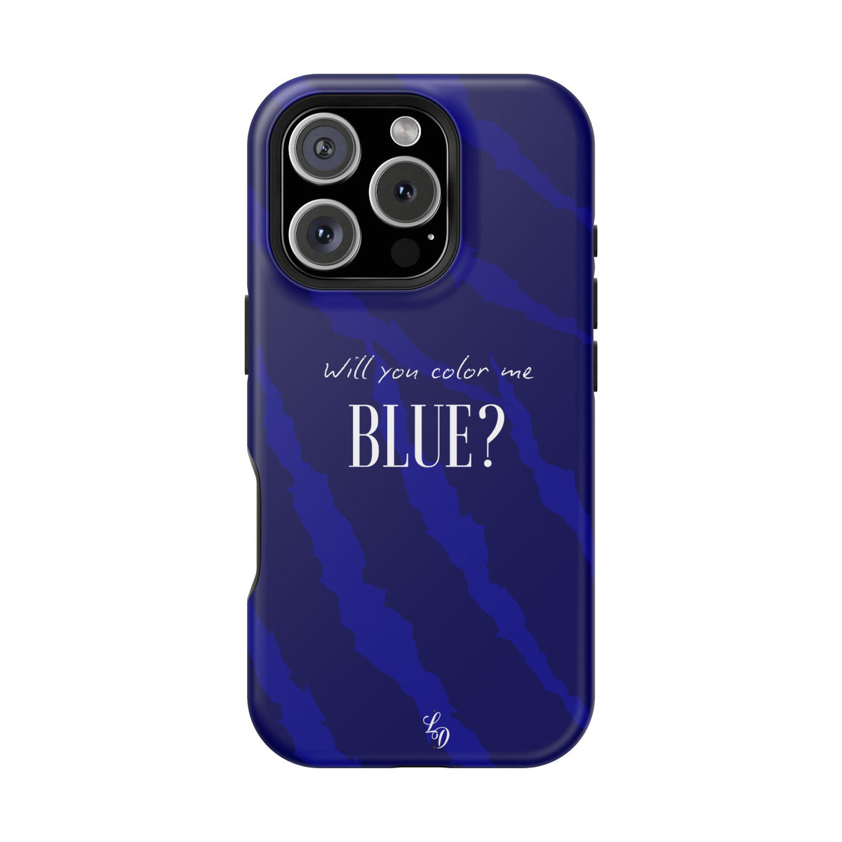(blue)  Magnetic Impact-Resistant Phone Case