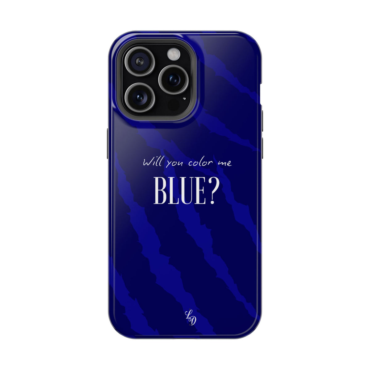 (blue)  Magnetic Impact-Resistant Phone Case