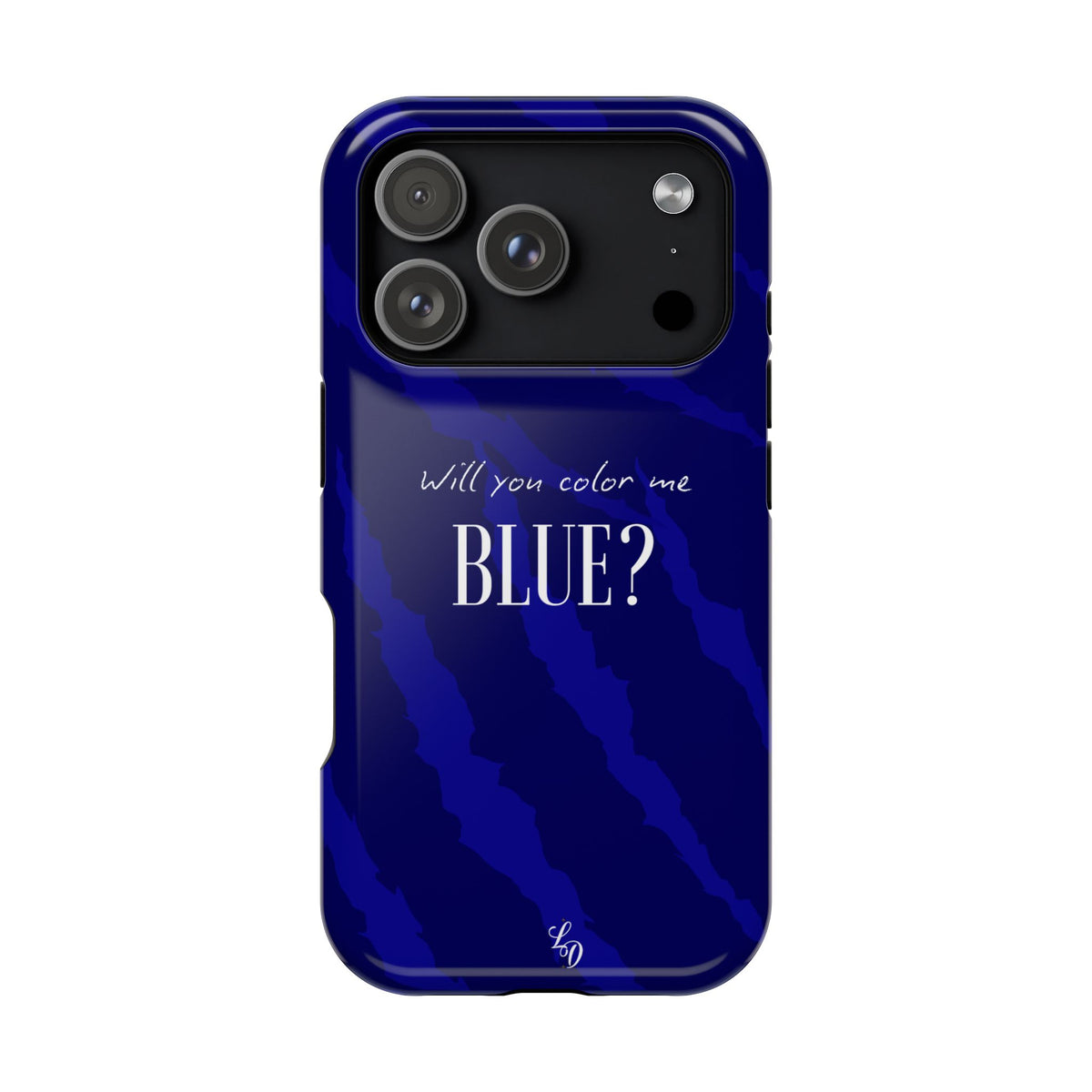 (blue)  Magnetic Impact-Resistant Phone Case
