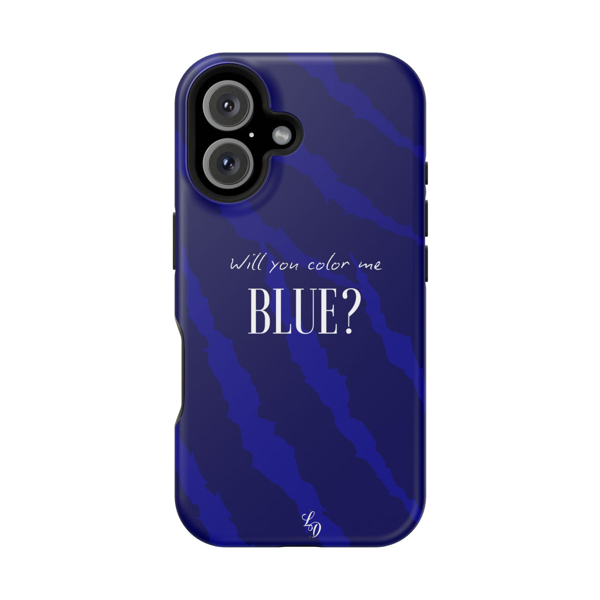 (blue)  Magnetic Impact-Resistant Phone Case