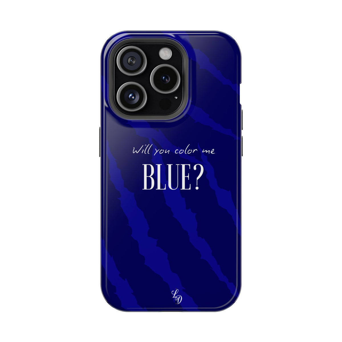 (blue)  Magnetic Impact-Resistant Phone Case