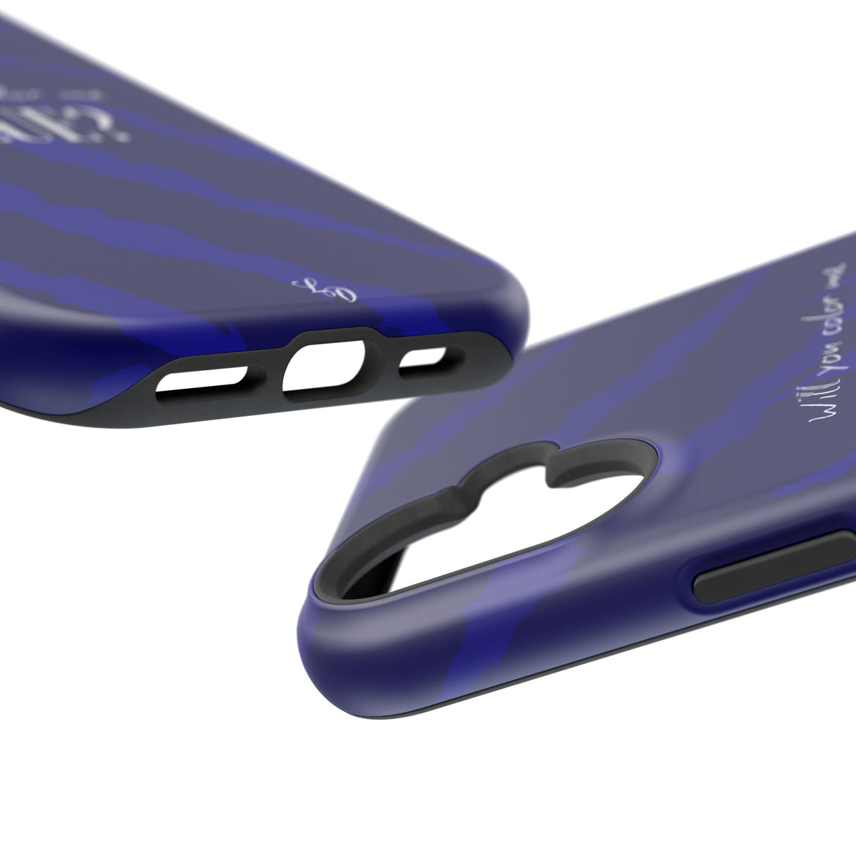 (blue)  Magnetic Impact-Resistant Phone Case