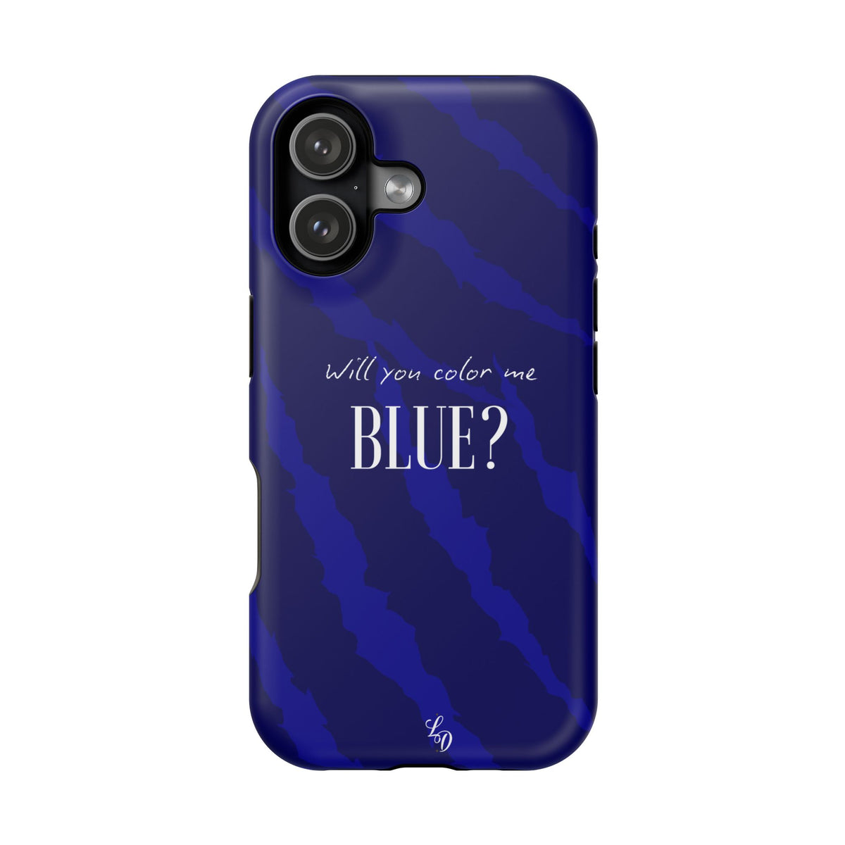 (blue)  Magnetic Impact-Resistant Phone Case