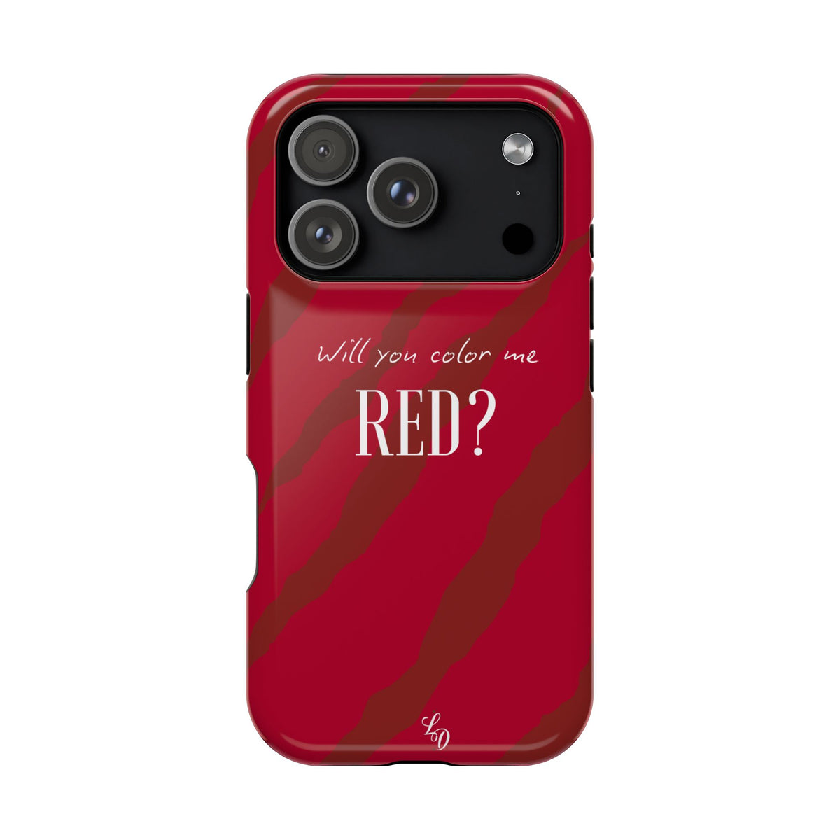 (red) Magnetic Impact-Resistant Phone Case