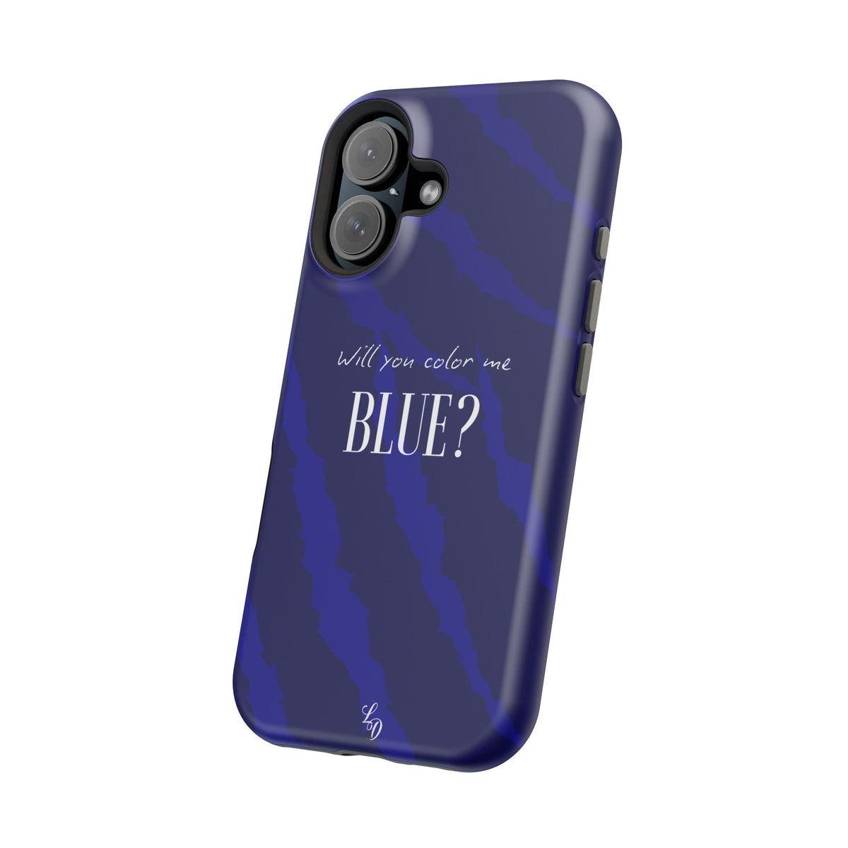 (blue)  Magnetic Impact-Resistant Phone Case