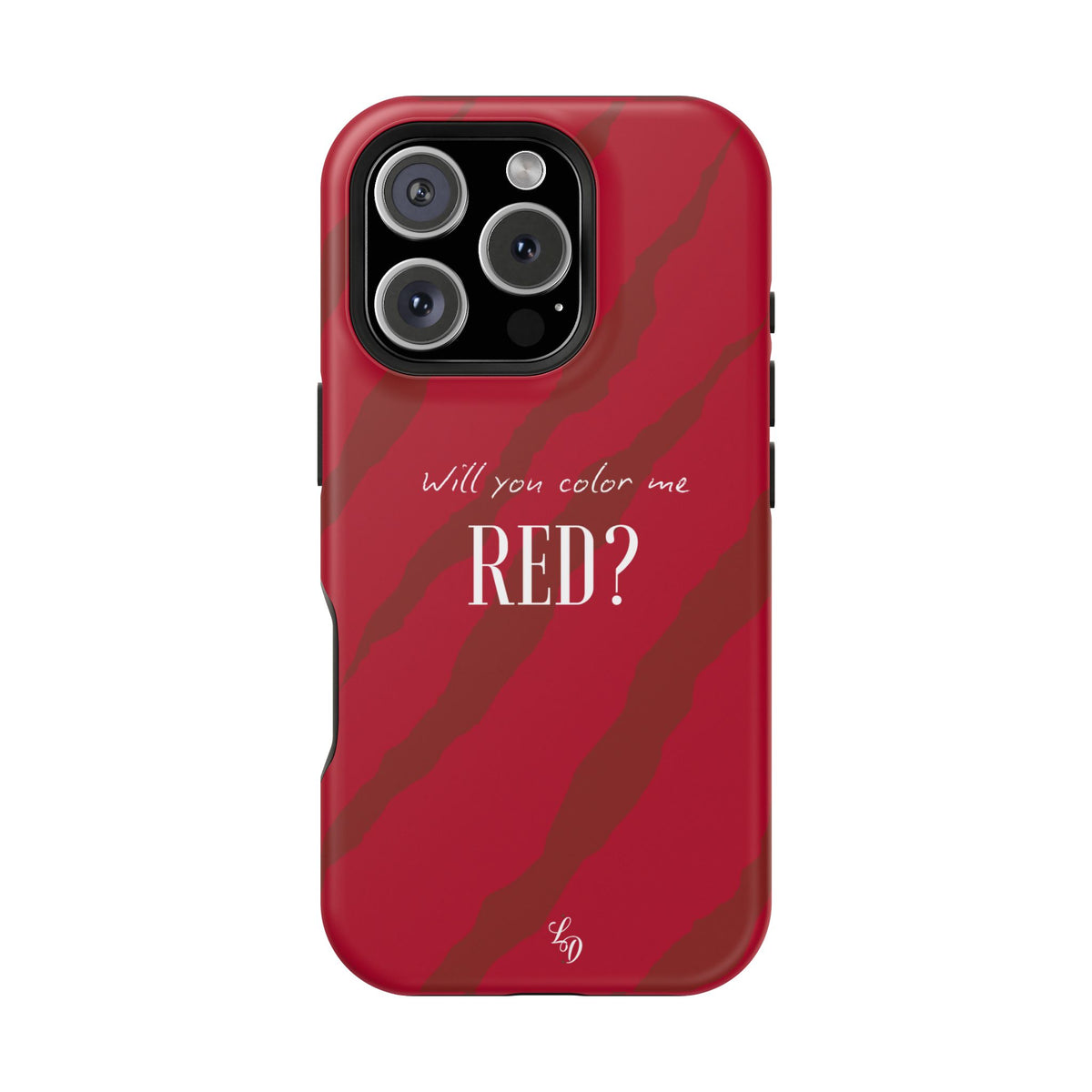 (red) Magnetic Impact-Resistant Phone Case