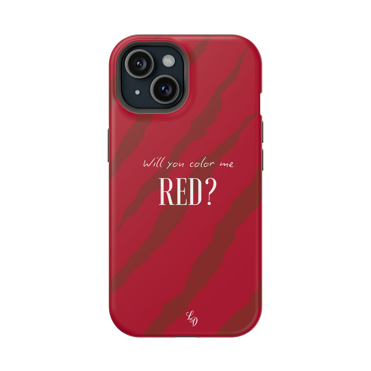 (red) Magnetic Impact-Resistant Phone Case