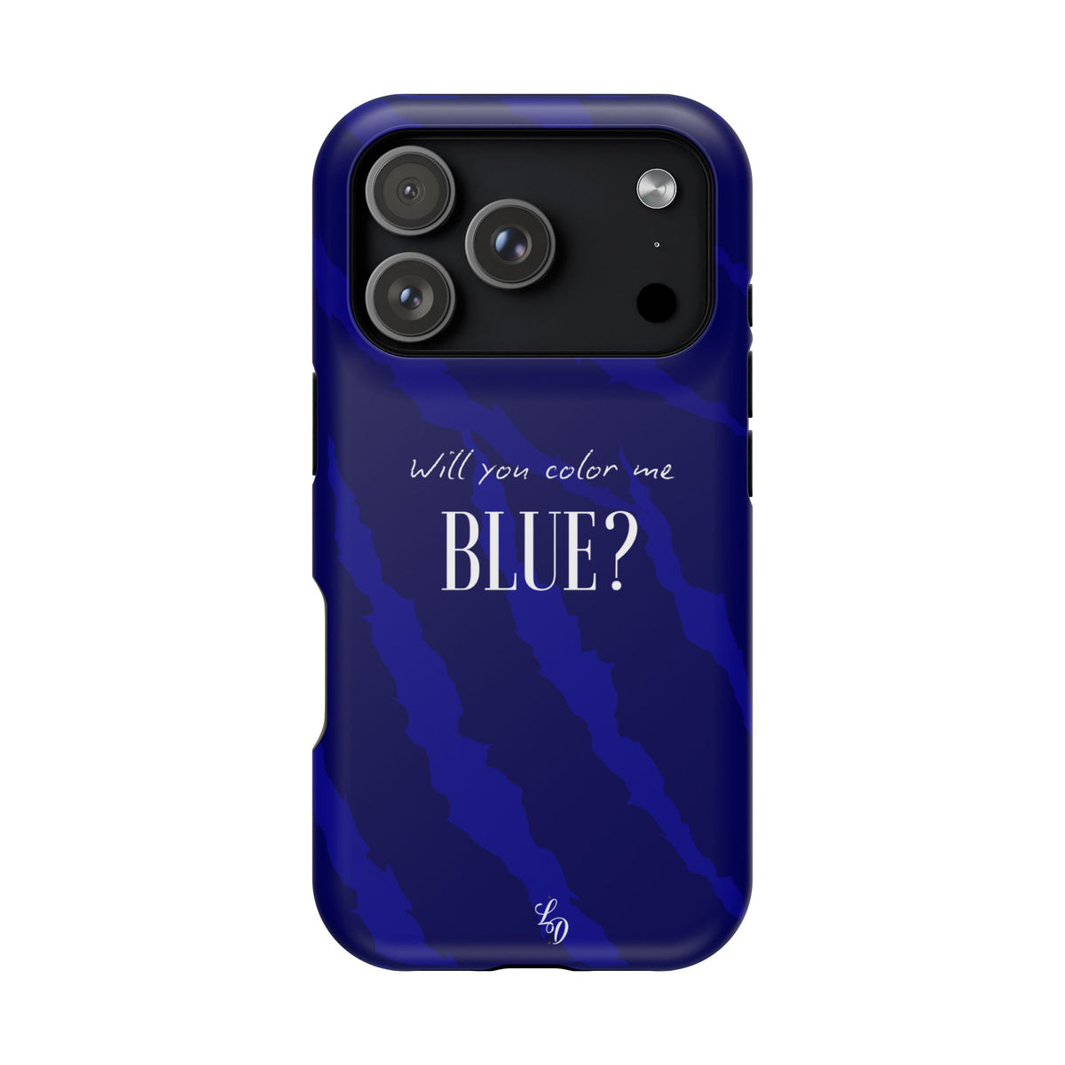 (blue)  Magnetic Impact-Resistant Phone Case