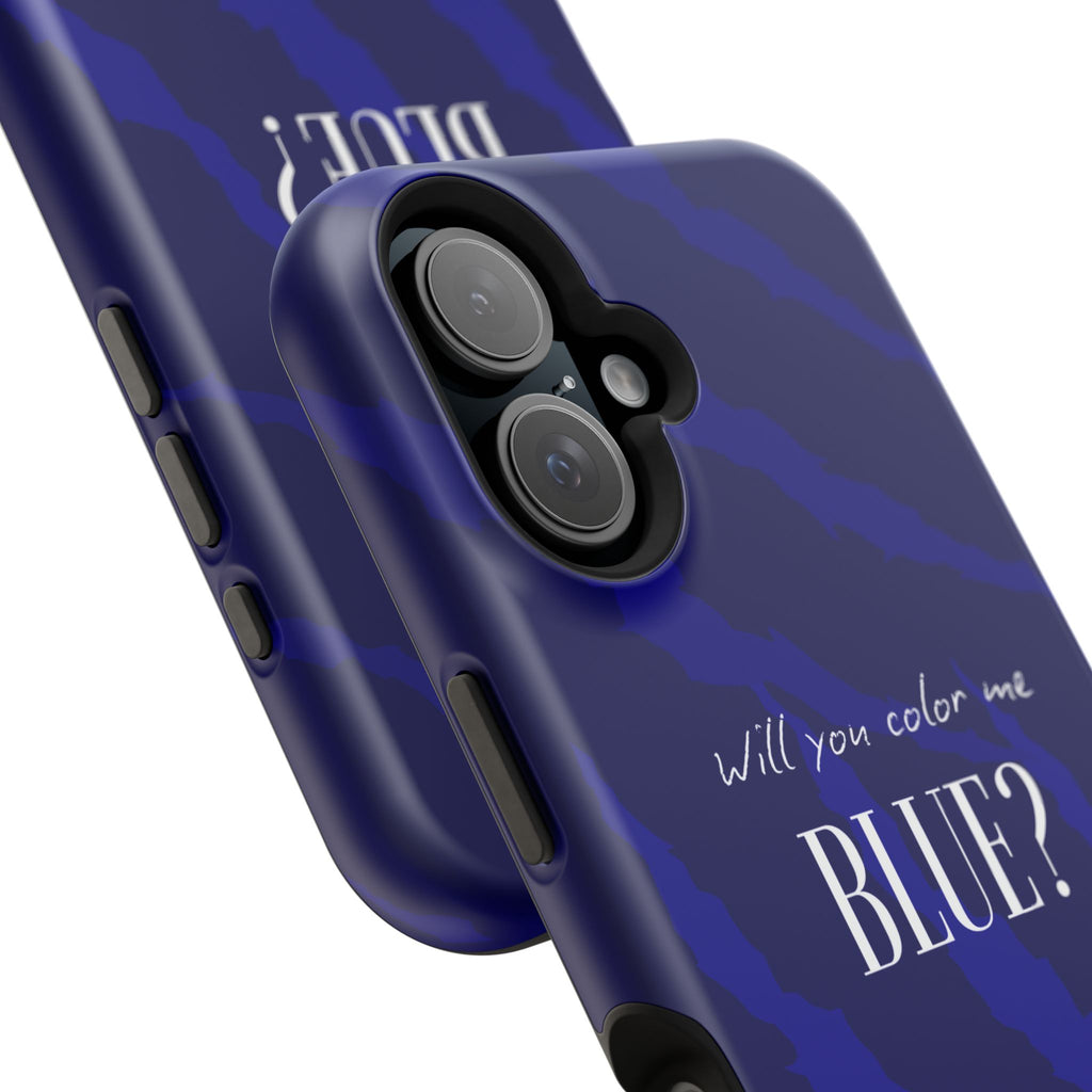 (blue)  Magnetic Impact-Resistant Phone Case
