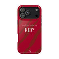 (red) Magnetic Impact-Resistant Phone Case