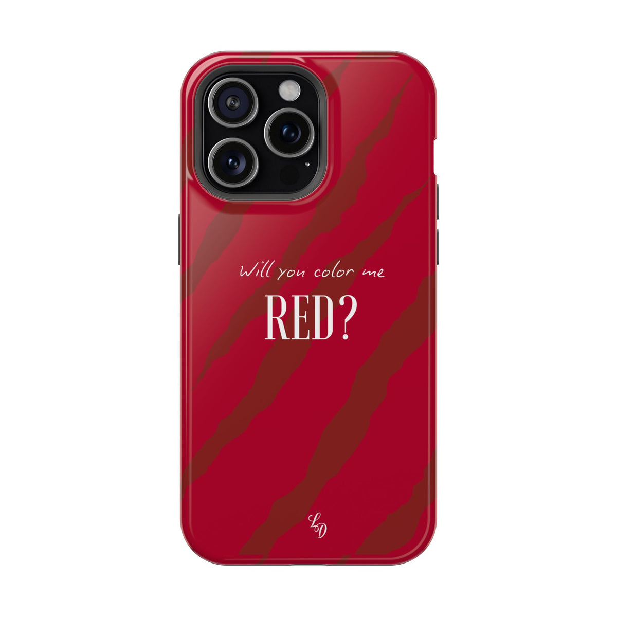 (red) Magnetic Impact-Resistant Phone Case