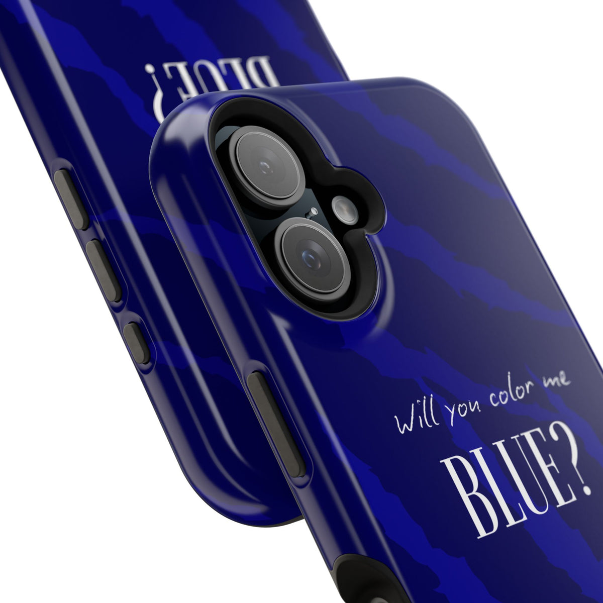 (blue)  Magnetic Impact-Resistant Phone Case