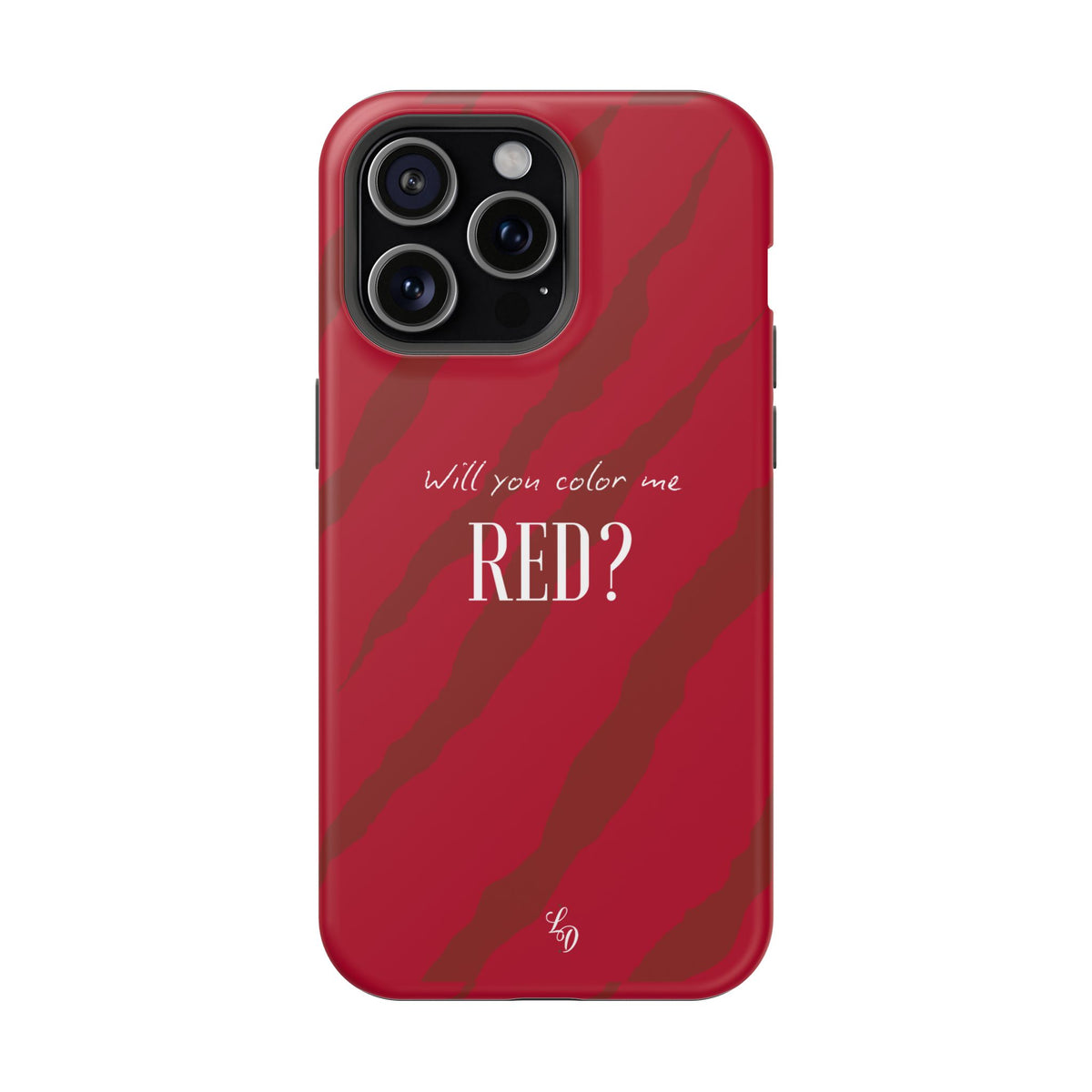 (red) Magnetic Impact-Resistant Phone Case