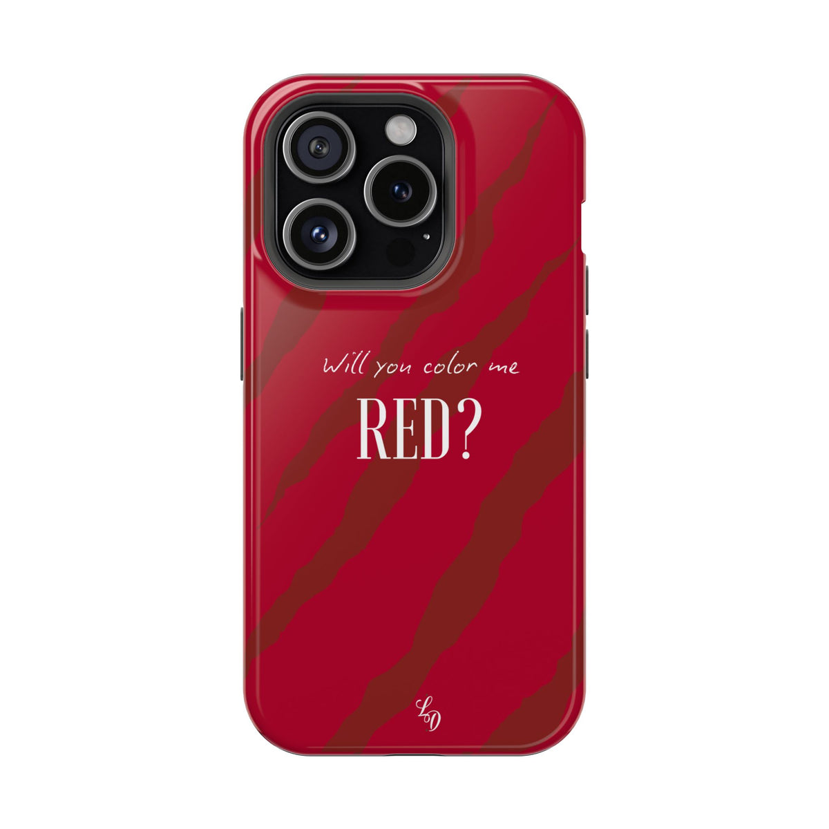 (red) Magnetic Impact-Resistant Phone Case