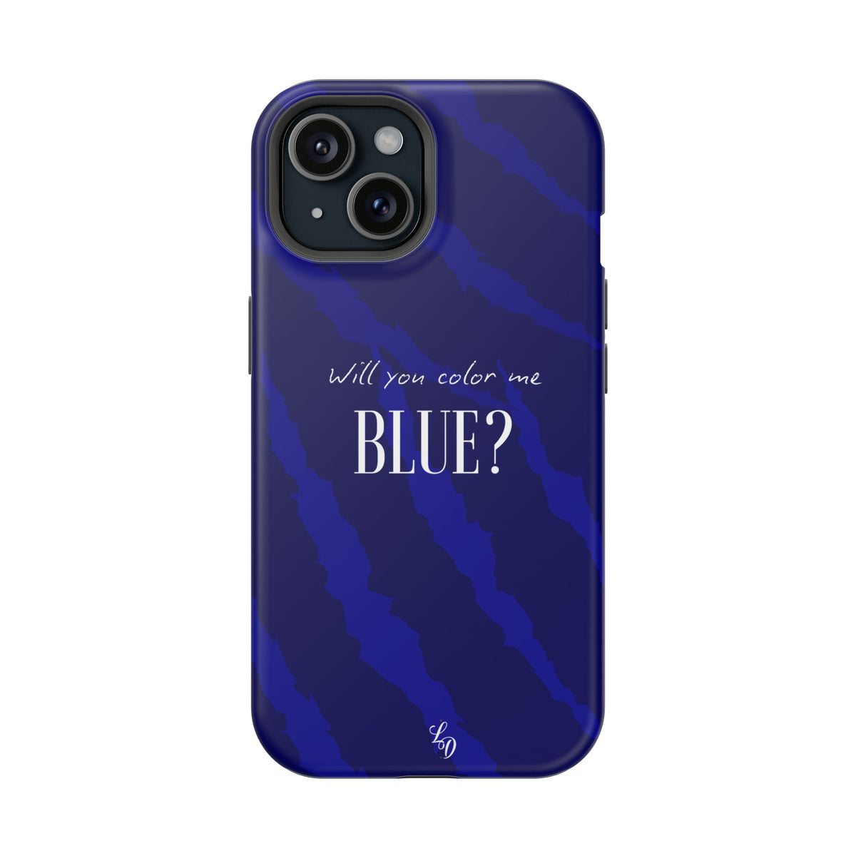 (blue)  Magnetic Impact-Resistant Phone Case