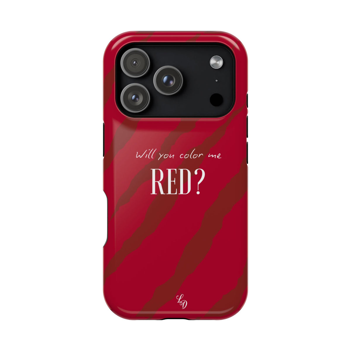 (red) Magnetic Impact-Resistant Phone Case