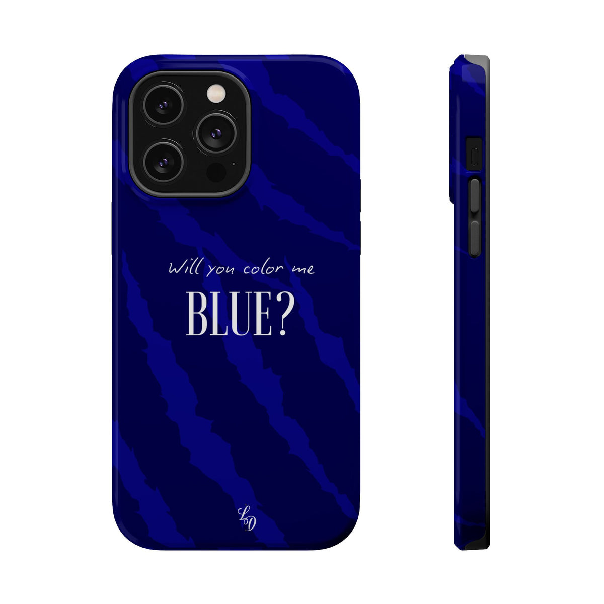 (blue)  Magnetic Impact-Resistant Phone Case