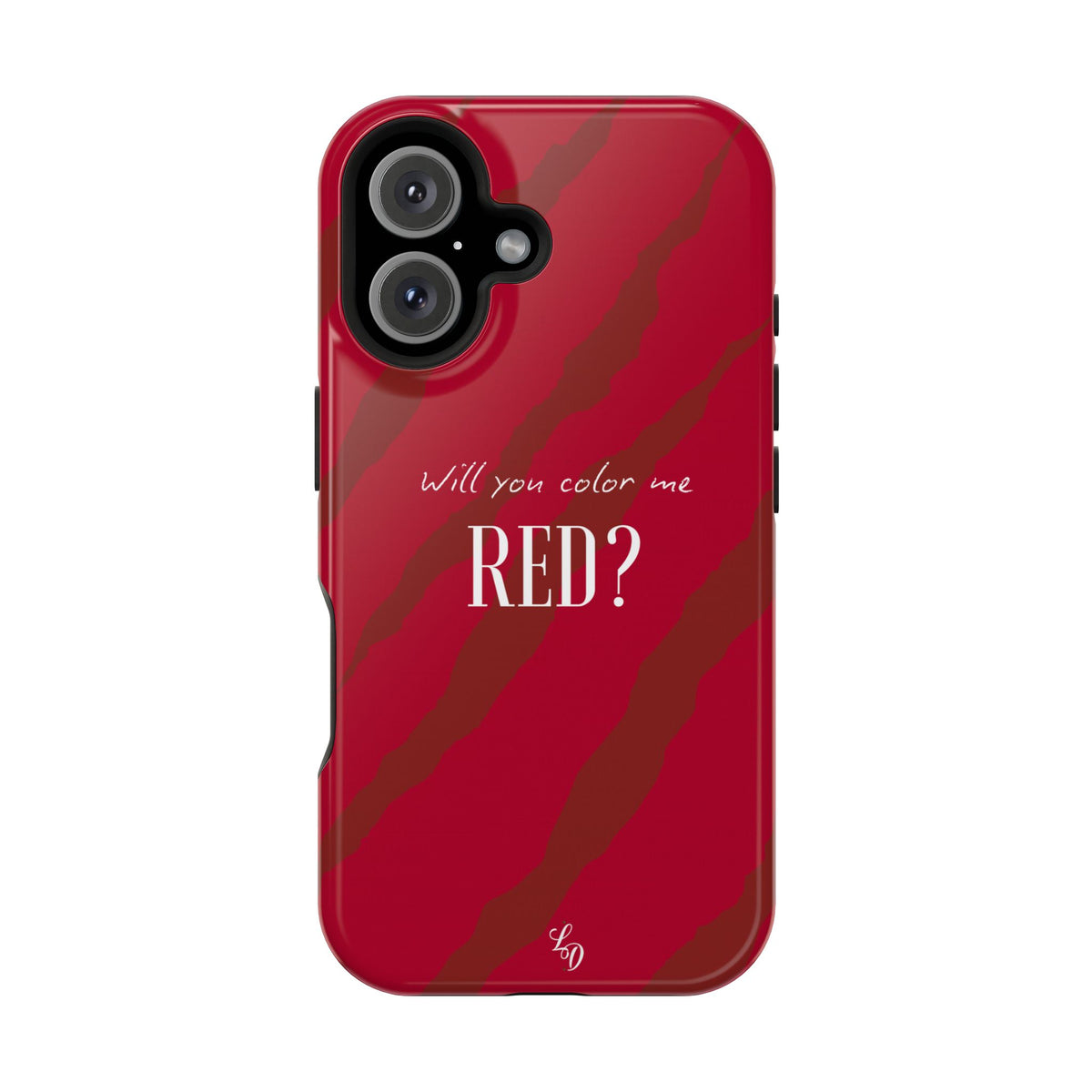 (red) Magnetic Impact-Resistant Phone Case