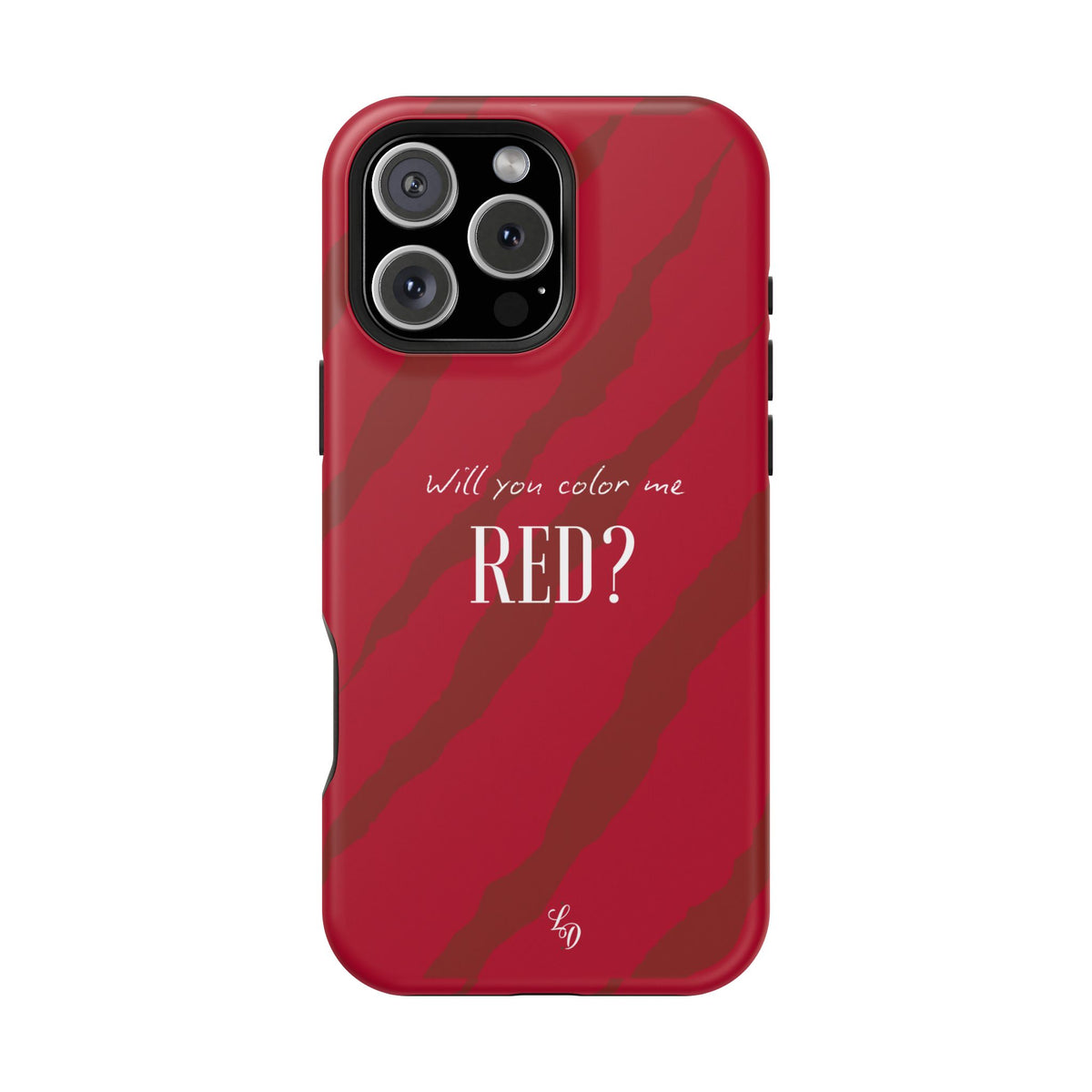 (red) Magnetic Impact-Resistant Phone Case