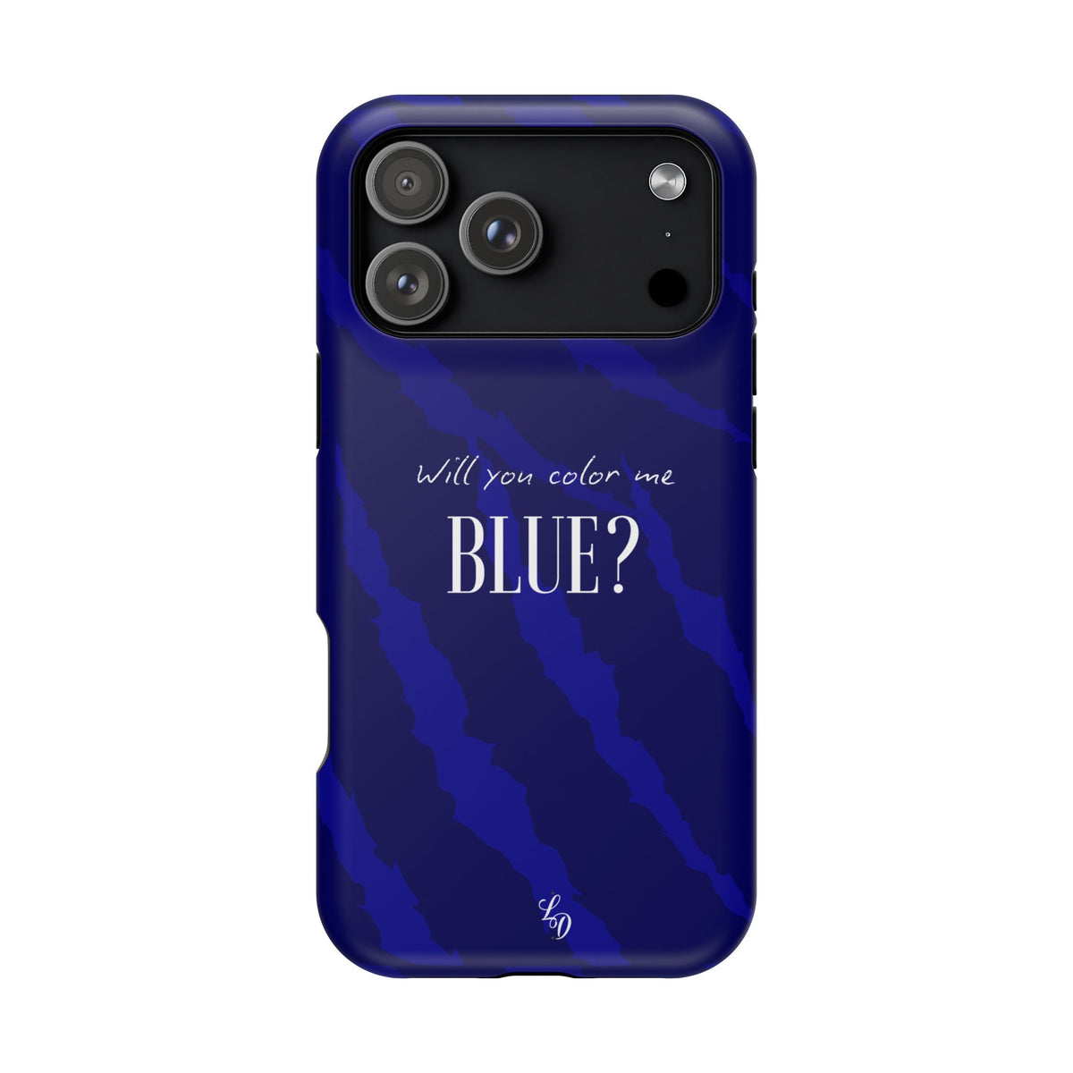 (blue)  Magnetic Impact-Resistant Phone Case